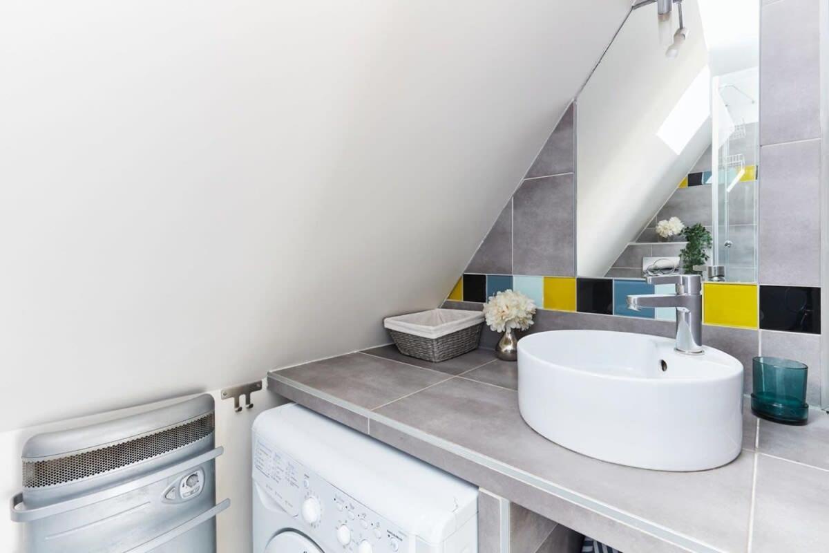 Vosges 1Br Cozy Apartman Párizs Kültér fotó