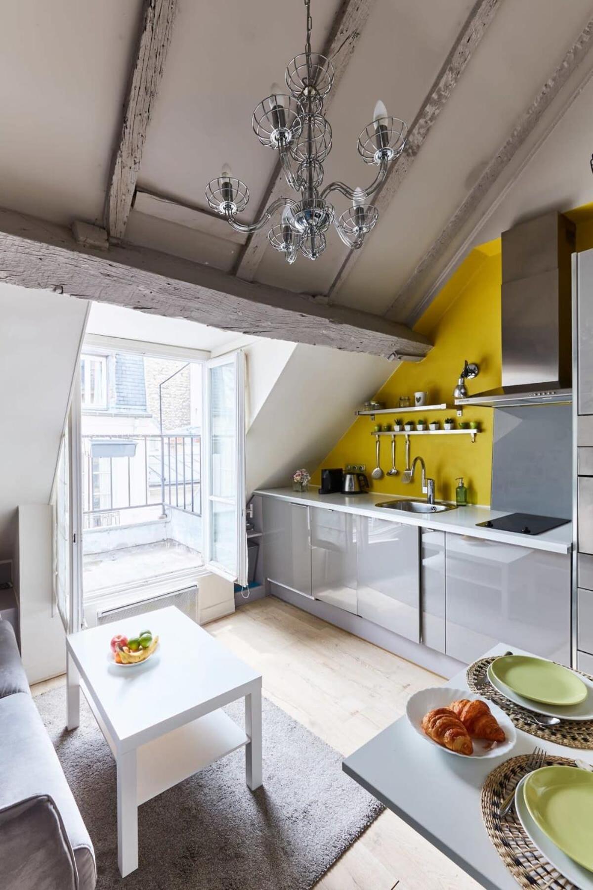 Vosges 1Br Cozy Apartman Párizs Kültér fotó